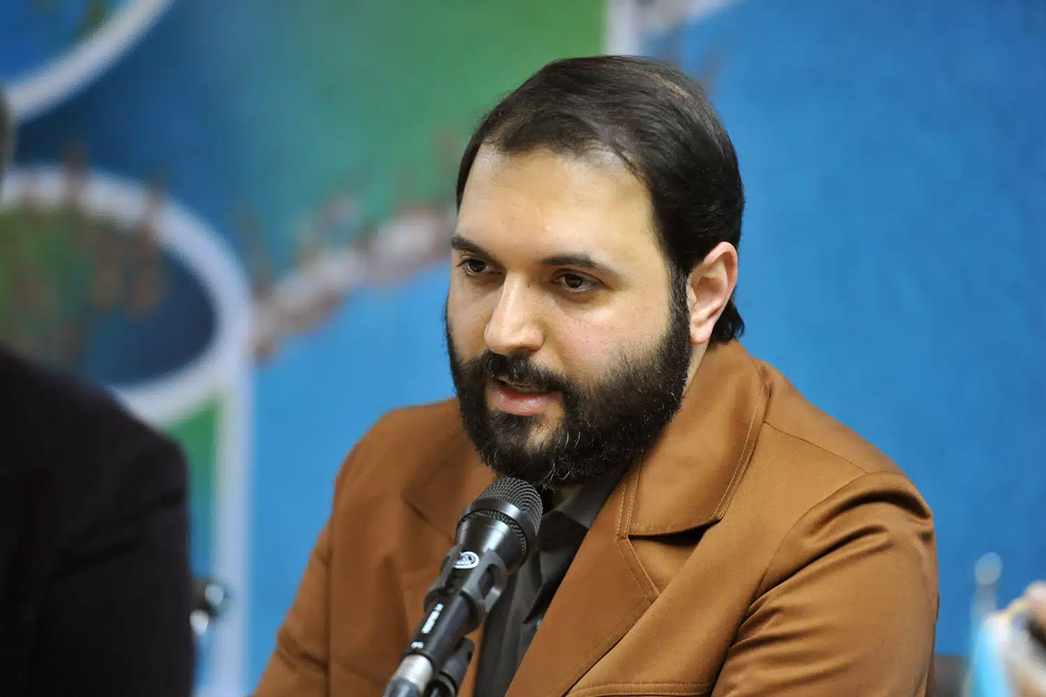 محمدخراسانی_زادهمدیرکلهنرهایتجسمیدرنشستخبریجشنوارهتجسمیفجر